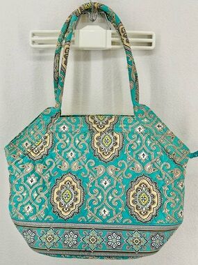 Vera Bradley Totally Turquoise Tote Bag
